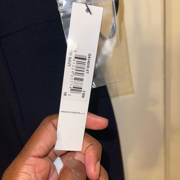 Beautiful Navy Blue embellished dress. - Picture 3 of 4